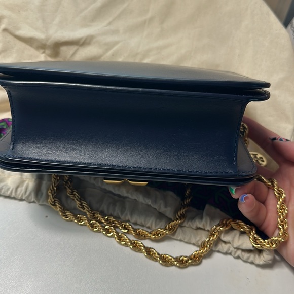 Tory Burch Small Eleanor Convertible Leather Shoulder Bag AUTHENTIC - Picture 7 of 10